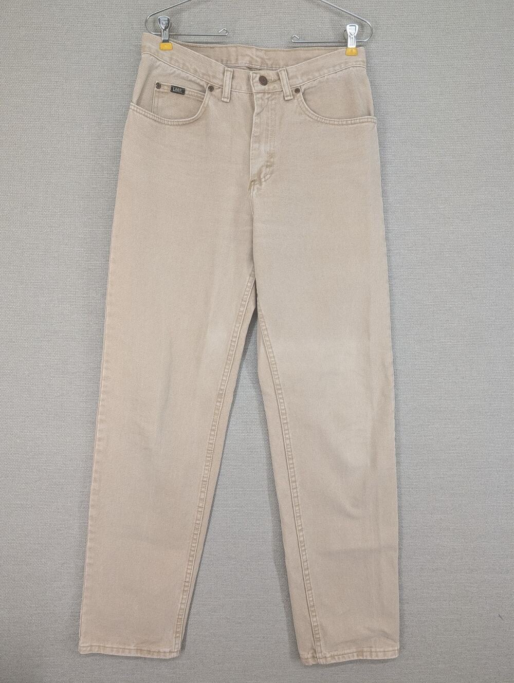 Vintage Lee Riders Jeans 32x34 Tan Khaki Denim